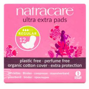 Compresas orgánicas Ultra Extra Regular con alas